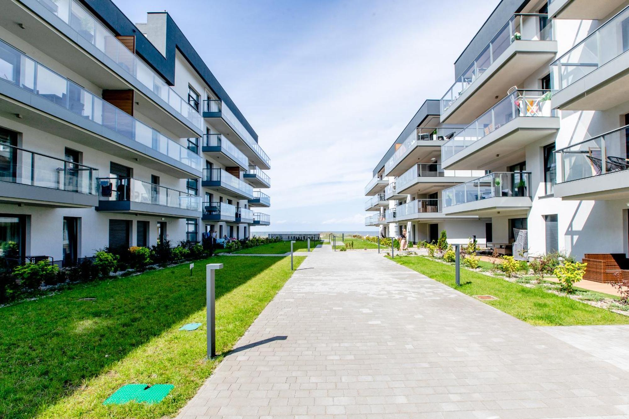 Apartament Linia Komfortu Gardenia Dziwnow Z Widokiem Na Morze Epapartamenty Exterior foto